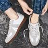 Spring new men's casual sports shoes versatile soft sole soft surface breathable German training men's shoes student shoes
