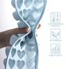 Heart Shape Ice Cube Tray For Freezer 21 Holes Silicone Ice Cube Mold with Removable Lid Flexible for Whiskey Cocktail Chocolate