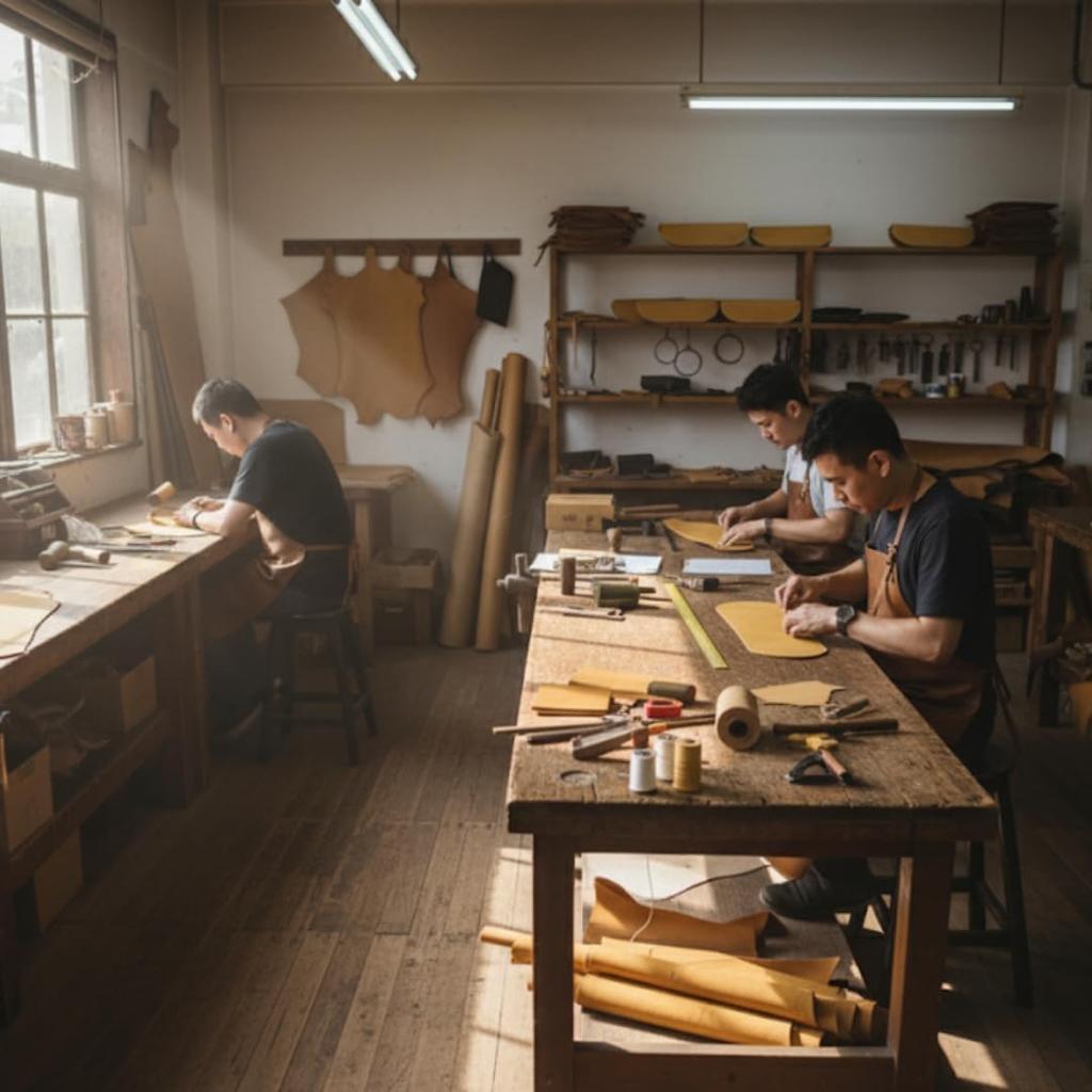 Genuine Leather Pencil Large Full Opening for Easy Smooth Crazy Horse Slim Suitable for and Students [EBISSY] Case, Capacity, Organization, Access,