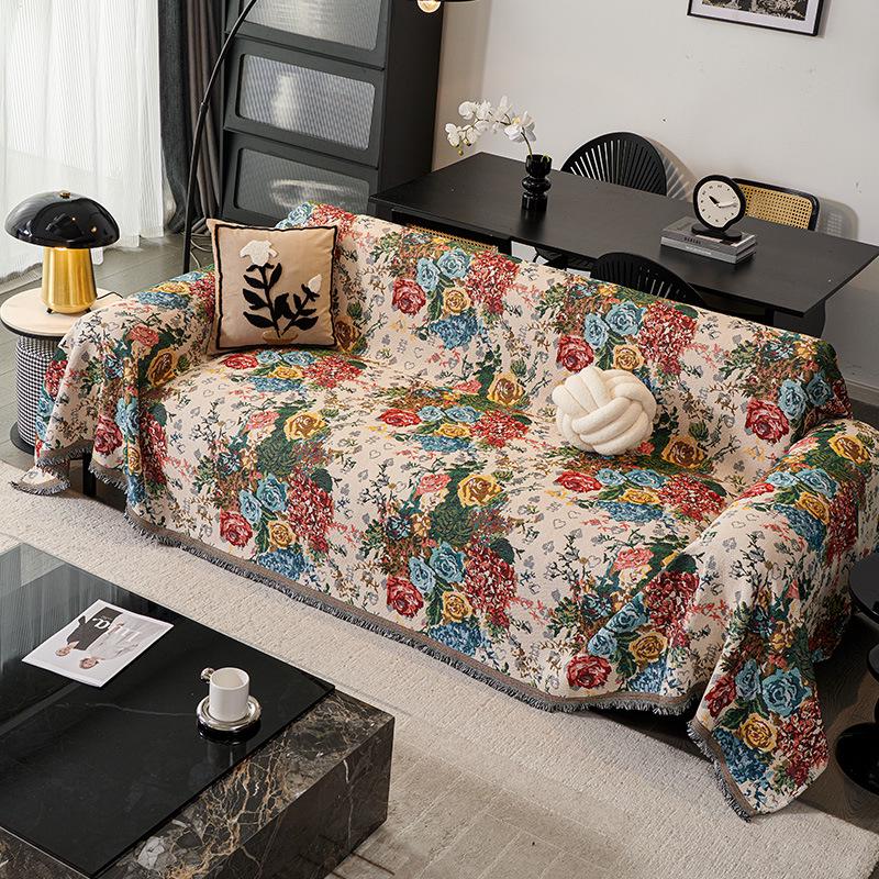 

Чехол на подушку для дивана в сезонном неоновом стиле: Нескользящий, устойчивый к грязи, в китайском стиле для всех сезонов 180*130cm [Single seat]