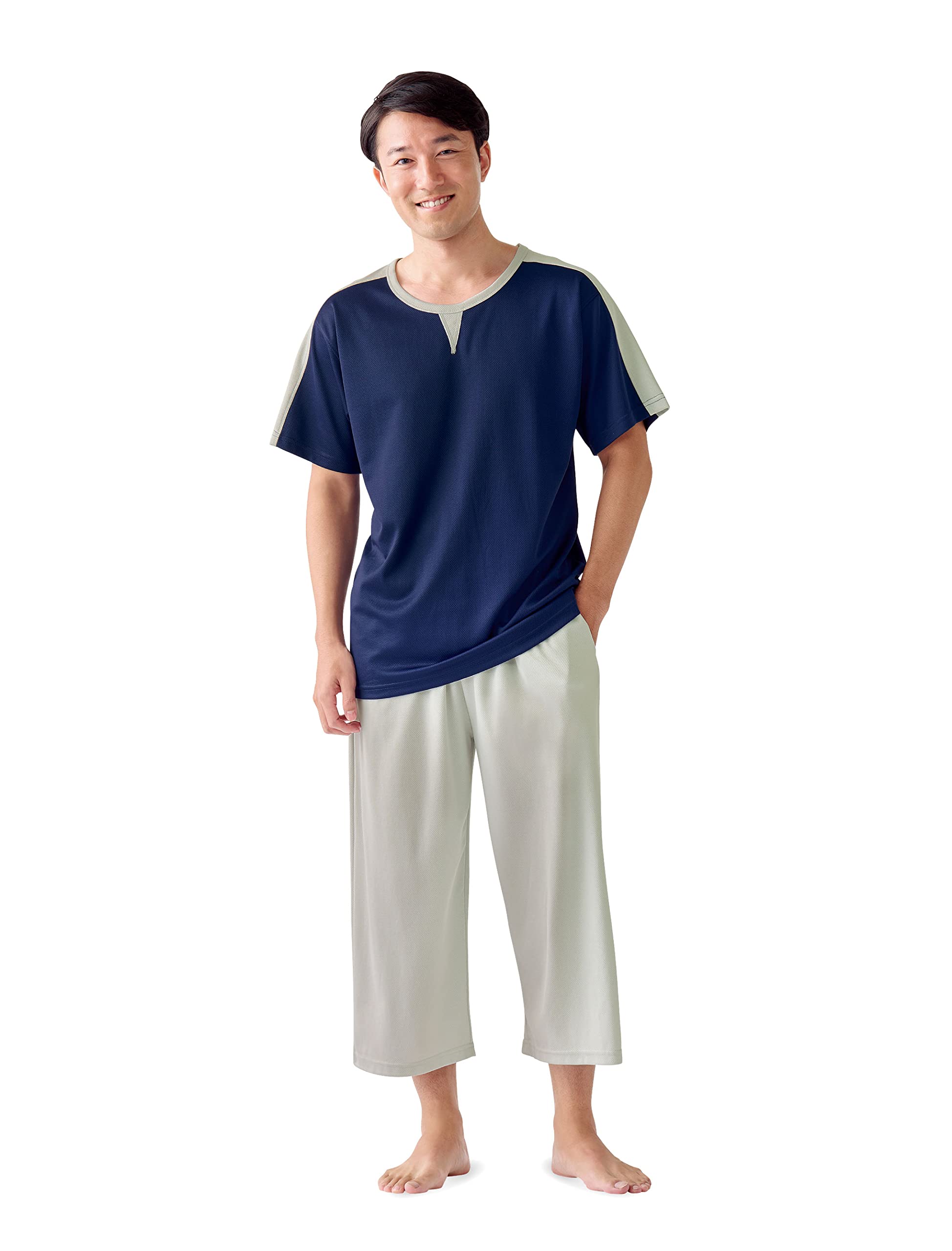 

и Полотенце Пижама Сухая Сетка Релаксация Универсальный Размер [Трикотажная Коллекция] Комплект, Носить, Индиго,