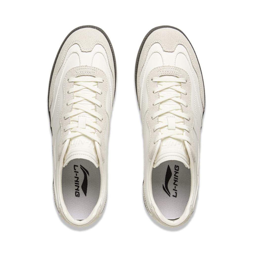 Li Ning Yunchuan Abrasion Resistant Breathable Low top German Army Trainers Men's Mist White AGCV099-1