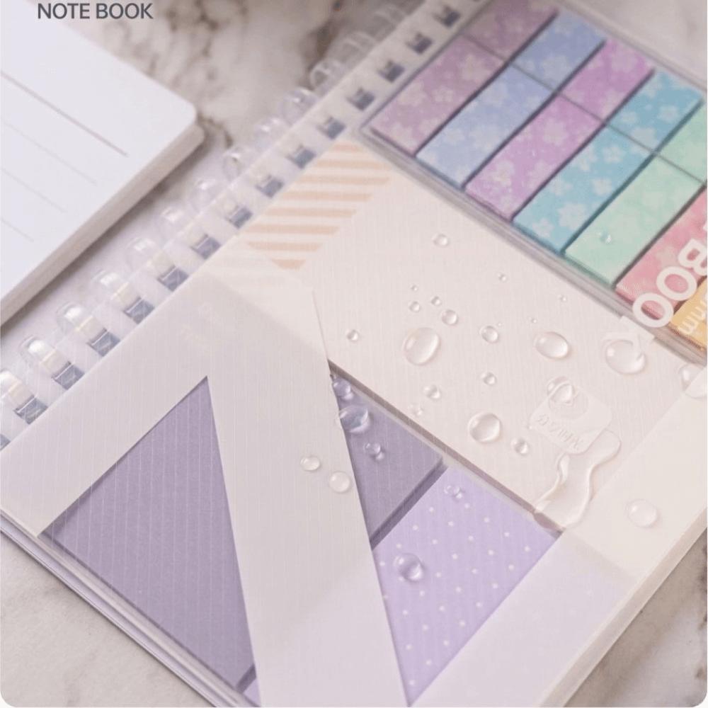 Loose-Leaf Memo Pads Morandi Color Reusable Repositionable Index Tabs Students