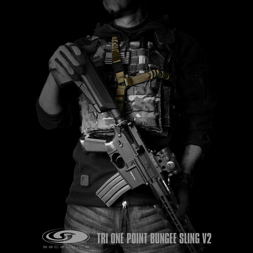 LayLax SATELLITE Tri-One Point Bungee Sling V2 RG Airsoft Equipment