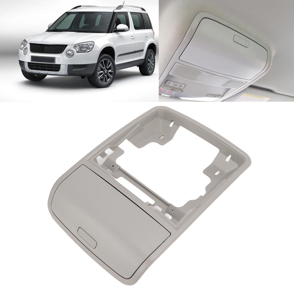 Grey Car Inner Sun Glasses Holder Case with Bracket Frame 1KD 868 837 Replacement for MK5 MK6 B6 Rabbit