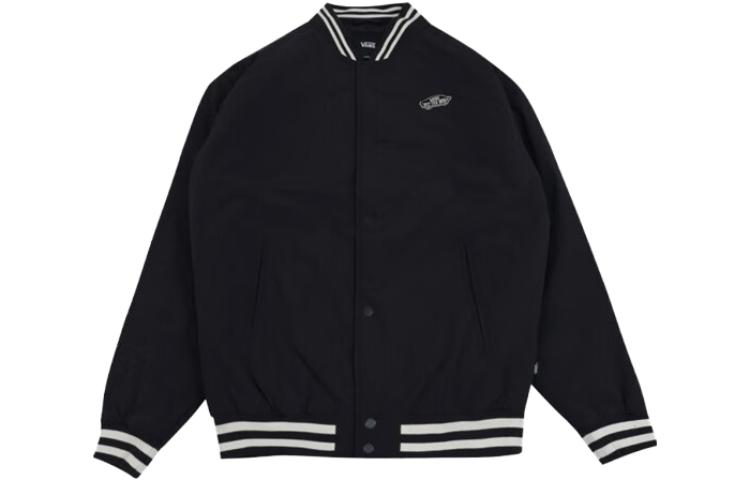 Vans Puffer Jackets Unisex Black Baseball Collar Moderate VN000GZMBLK S