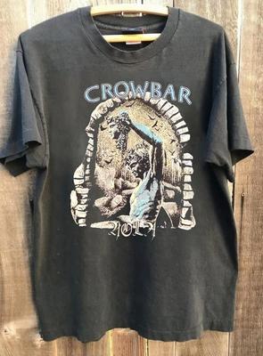 Retro CROWBAR Band Remake Design Charcoal Short Sleeve T Shirt NH25921 Unisex T-Shirt