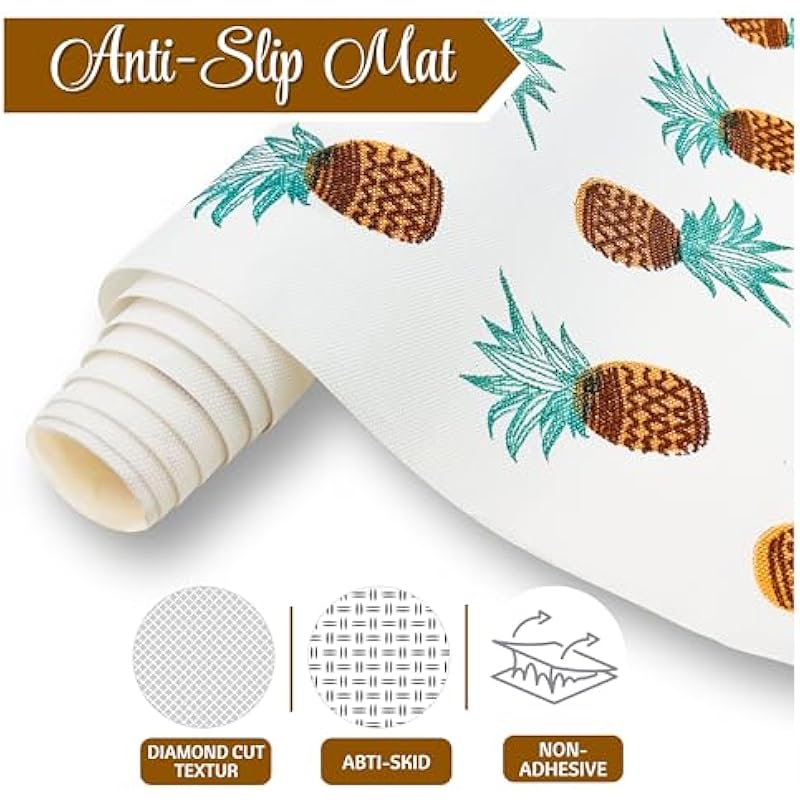 

Ofixo Multipurpose | Super Strong Eva Anti-Slip Bathroom Kitchen Cabinet Placemats Shelf Mat Liner Sheets Roll, Fridge M 453003 белый