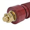 1 Pair copper Binding Post 32mm Screw Rod 44mm Length Copper Binding Post M6 Thread 220V 380V Copper Welding Terminal