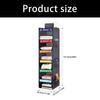 Hanging Closet Shelves for Kids Clothes, 6 Section Weekly Storage with Side Pockets and Fabric Shelf Design for Home Use