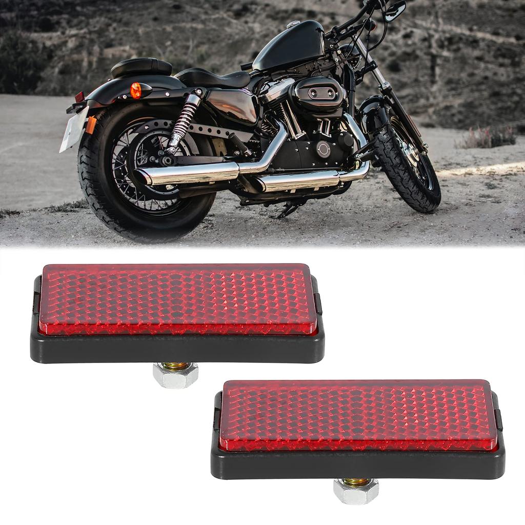 F FIERCE CYCLE M5x0,8 Motorrad Reflektormuttern Kunststoff Schwarz Gut Reflektierend Schraubhalterung Reflektierend