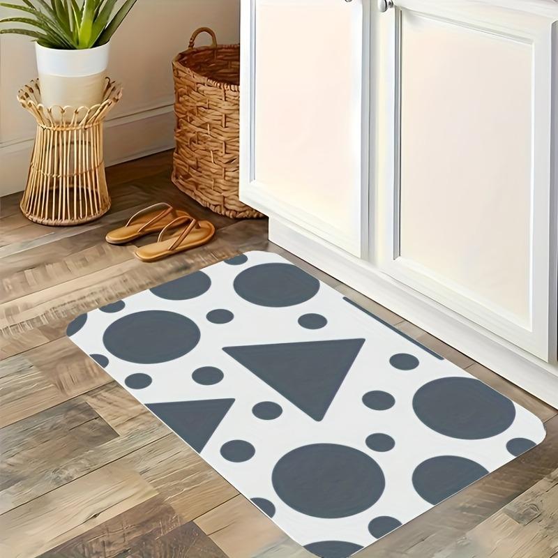 1PC Tranquil Waters Kitchen Rug Non-Slip Door Mat Pop design Bathroom Rug Bath Mat Carpet for Home Sink Laundry ecoreeree