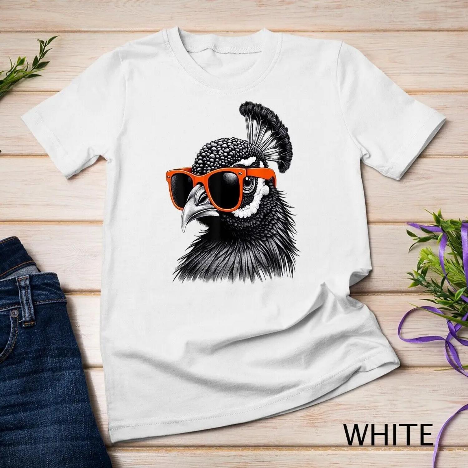 Cool Peacock Bird Wearing Sunglasses Art T Shirt S