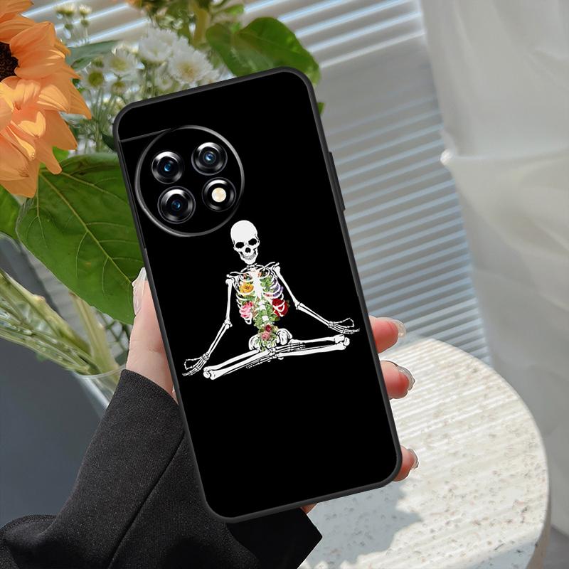 

Чехол для йоги со скелетом для OnePlus 15 15R 13 13T 13R 12 12R 11 10 10R 10T 8T Nord 5 CE 4 2 3 Lite N20 N30 OnePlus 13