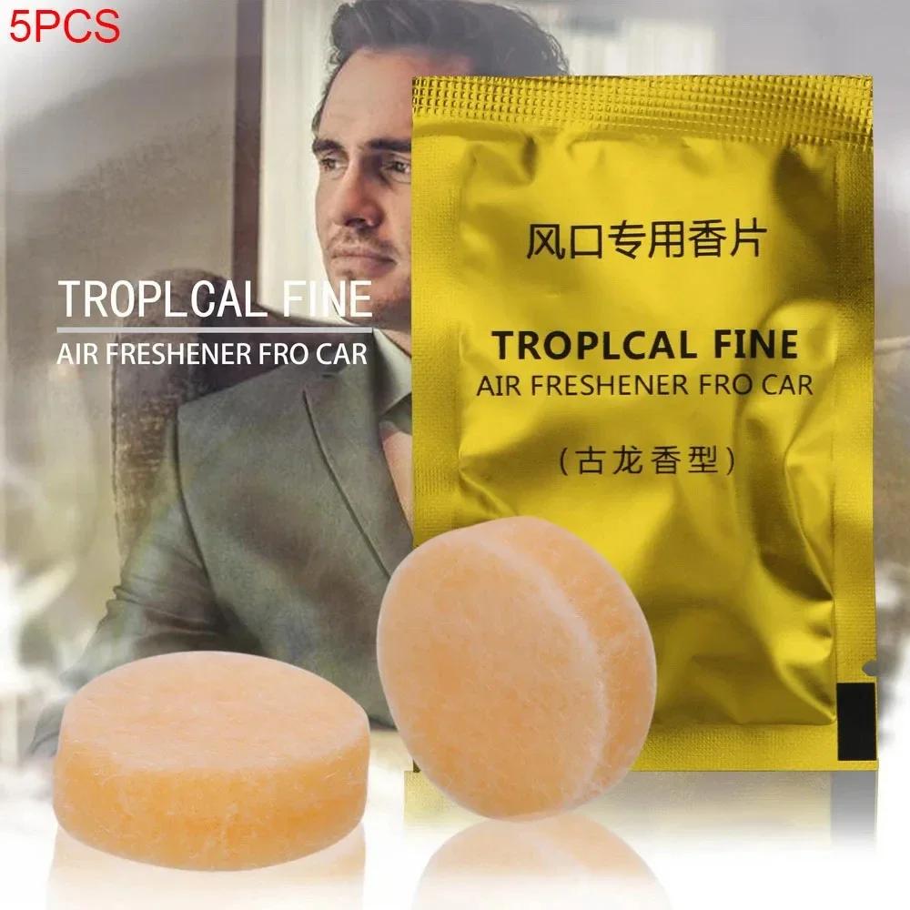 5Pcs/Pack Car Air Freshener For Car Vent Clip Perfume Replacement Solid Perfume Pills Car Styling Accessories Vent Air Freshener