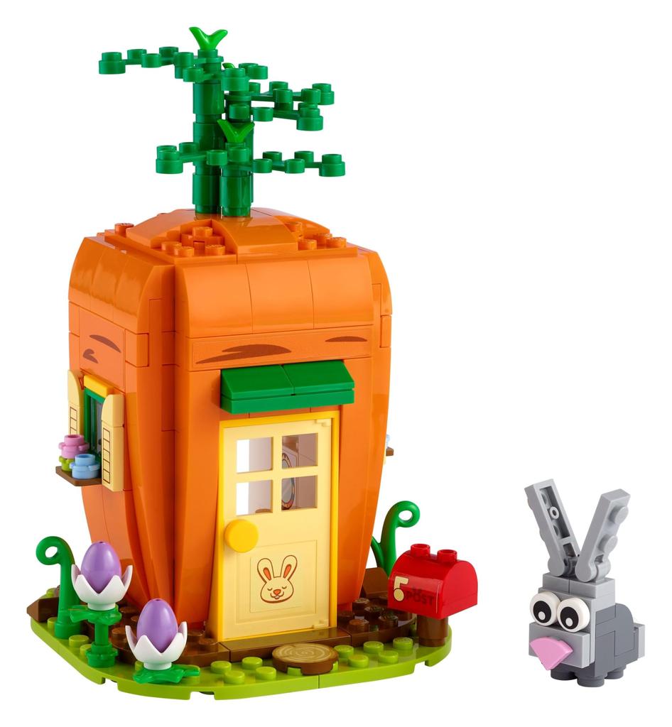 LEGO 40449 Creator Easter Bunny Carrot House 232 Pieces - WeeDoo Toys Exclusive Easter Edition