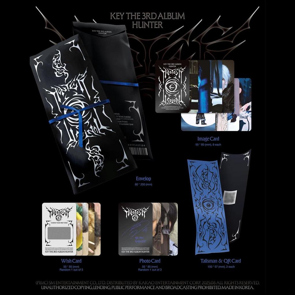 (Talisman Ver.) KEY (SHINee) [HUNTER] 3rd Album / QR ver.