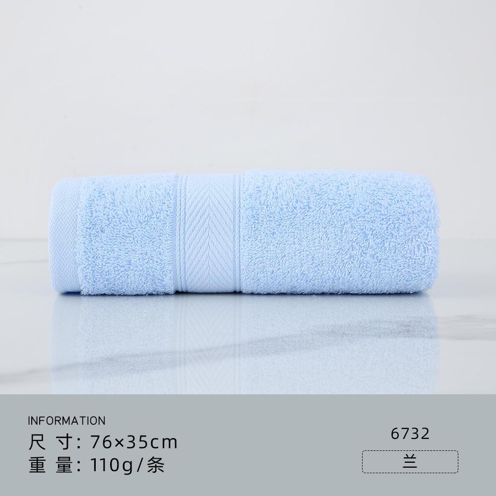 Plain cotton thickened towel can be embroidered gifts, a variety of packaging gift boxes