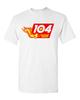 Camiseta Hot Rod Nostalgia Gasolina Óleo Arrancada 104 Octanas Boost Oficina de Velocidade