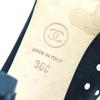 Great CHANEL pumps COCO Mark Faux Pearl Patent Leather Suede black 36 G33423 Used