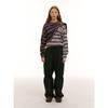 Saendeusaundeu (Unisex) Suiting Material Wide Elastic Pants Navy