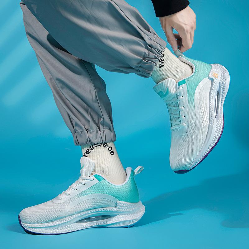 

Jueying running shoes ultralight female couple air cushion casual shock absorption ultralight racing men s shoes non-slip running shoes men s sports s 45