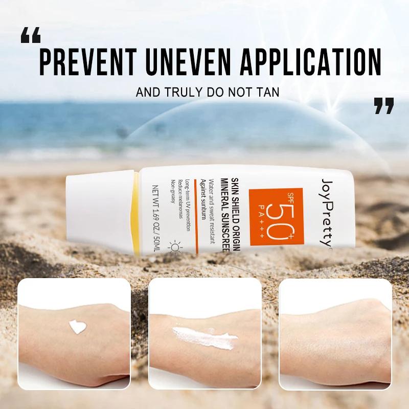 Crème solaire SPF 50, crème bloqueur solaire, Protection solaire, hydratante, pour le visage, le corps, soins de la peau, 50ml