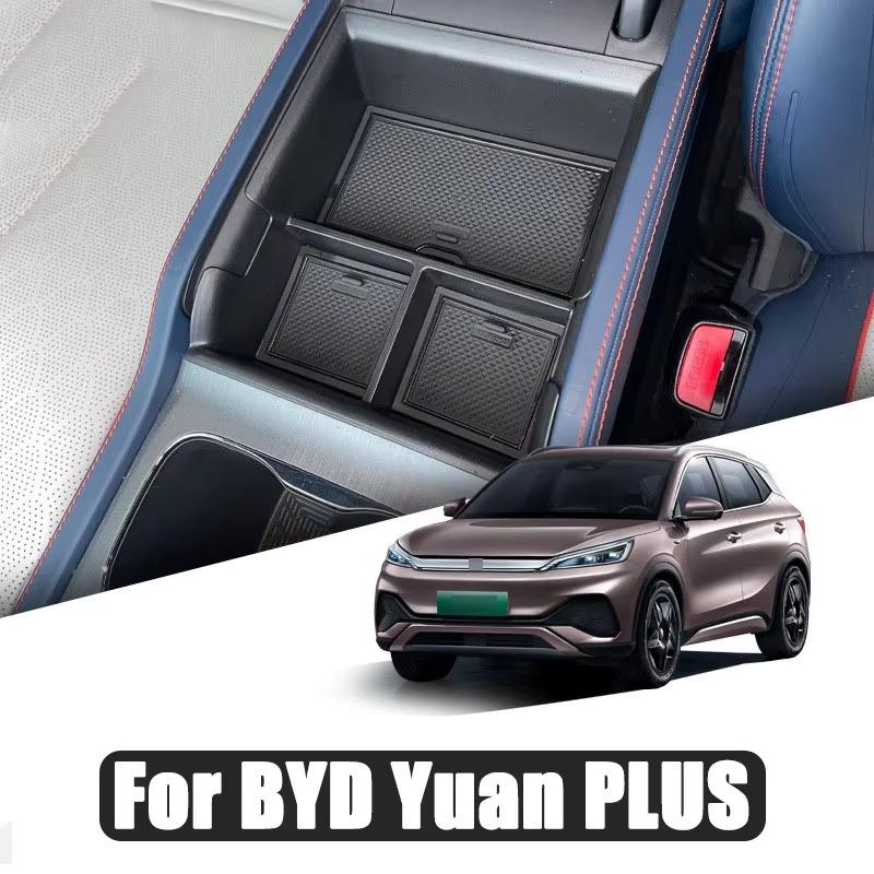 Xiaomi For BYD Atto3 Yuan Plus 2022 2023 2024 Car Armrest Box Storage Pallet Console Organizer Container Container Interior Accessories