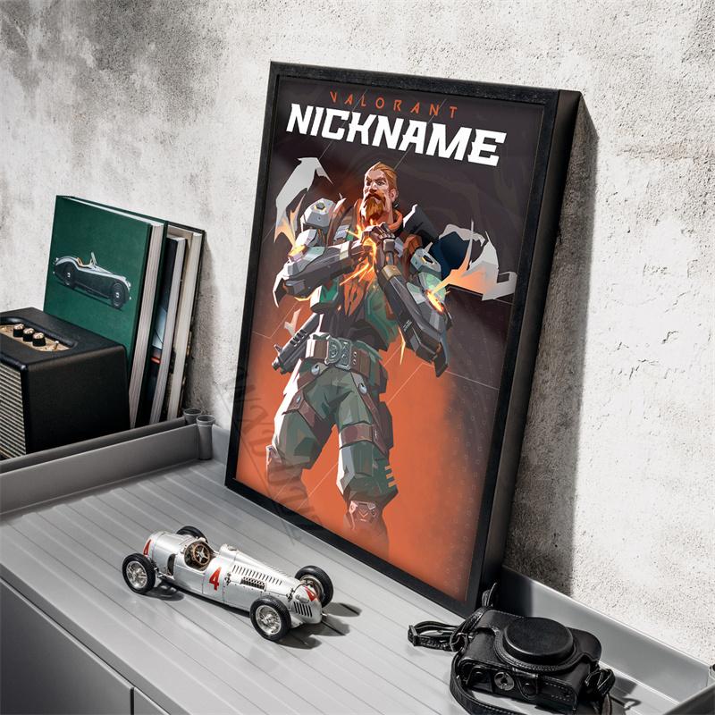 Game Valorant Character Nicknname Picture For Room Living Wall Art Home Decor Canvas Painting Print Poster Game Enthusiasts Gift
