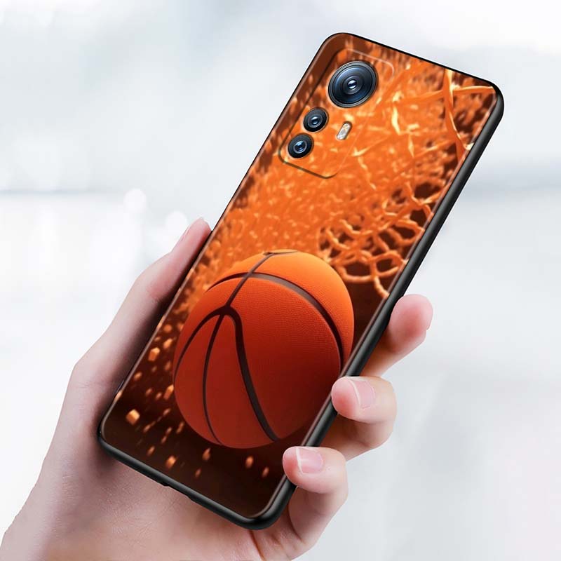 Sports basketball cool For Xiaomi Mi 15 14 13 13T 12 12T 12S 11 11i 11T Pro Ultra Lite 5G Black Soft Phone Case