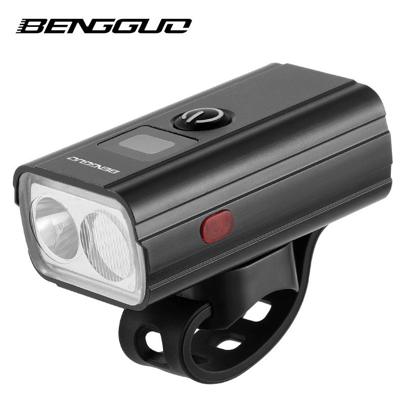 

Перезаряжаемая через USB алюминиевая водонепроницаемая велосипедная фара с цифровым дисплеем для горных и дорожных велосипедов