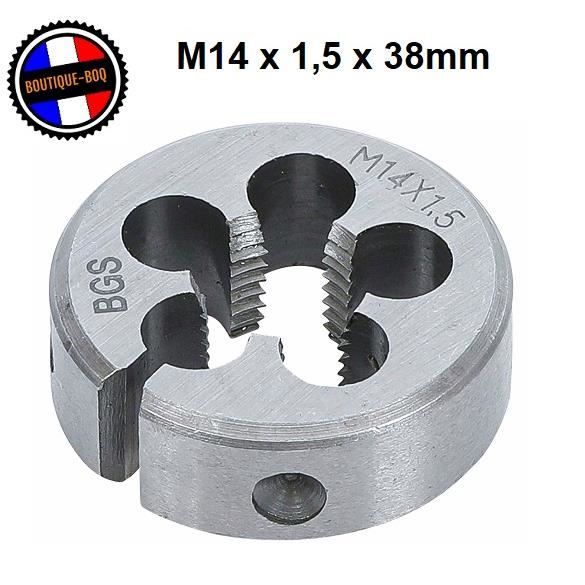 Filière À Main BGS - M14 X 1,5 X 38 Mm - Pas Fin De 150 Métrique