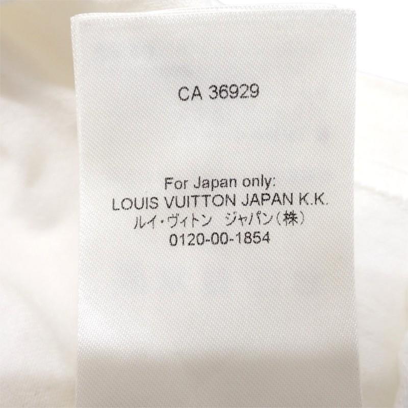 Louis Vuitton 1AA5E0 L Short Sleeve T-shirt white/Brontique Cotton Mens