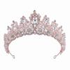 Exquisite Crystal Crown Handmade Baroque Headpiece Beaded Headpiece Bridal Tiara  Prom