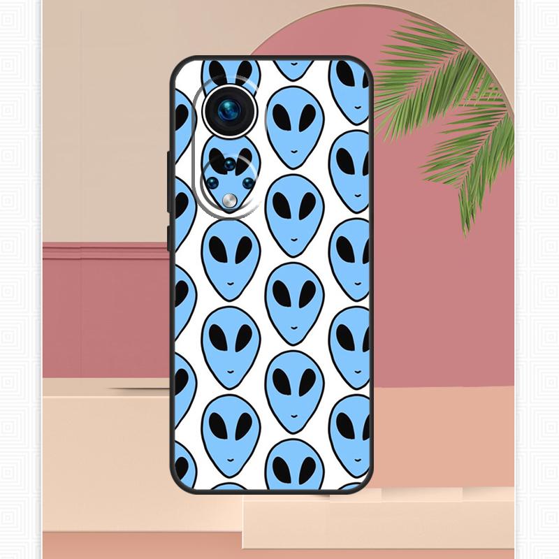 Alien Martian UFO Case For Honor Magic 7 Lite 5 6 8 Pro Honor 200 400 X9c X9b X9a X8b X8a X8c 50 70 90 Cover