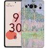 Claude Monet Impressionism Painter For Google Pixel 8 7 6 Pro 6A 5G Black Phone Case Soft Shockproof Back Cover TPU Shell Coque