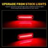 For 1996-00 Toyota RAV4 Red Rear Bumper LED Side Marker Lights Left Right 2X EOA