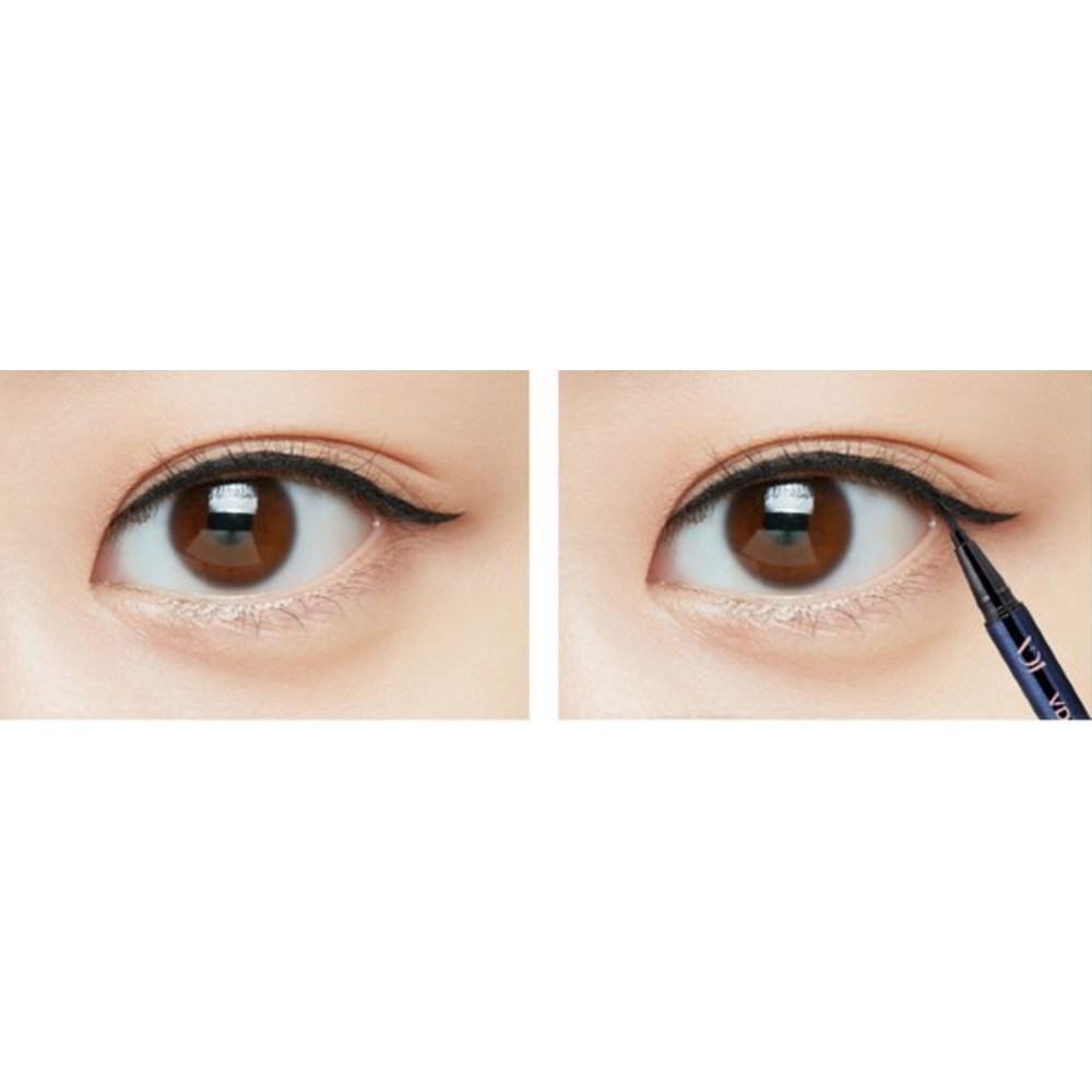 BDIVOB Eyecut Brush Liner, 01 Black, 1 Piece