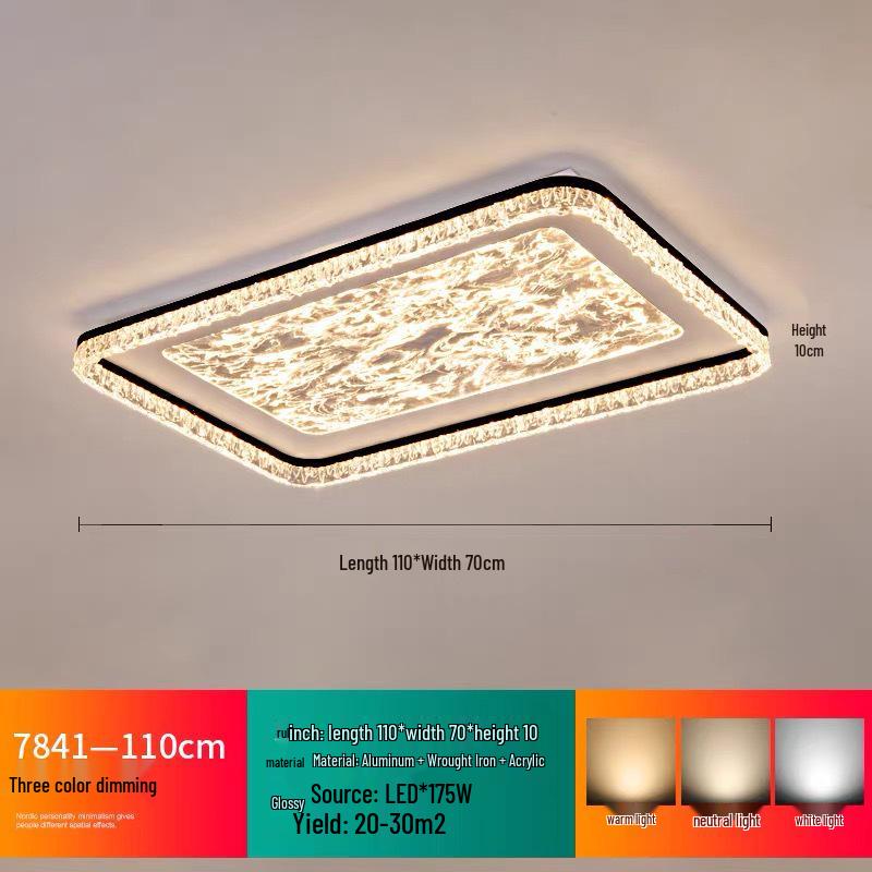 

Итальянский минималистичный потолочный светильник - 2025 Высококлассный роскошный красочный дизайн «Облачная дымка», защита глаз для гостиной и спальни Full Spectrum with Xiao Ai App