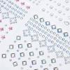 1Sheet Eye Body Face Gems Jewels Pearl Rhinestone Stickers Self Adhesive Crystal Rainbow Makeup Diamonds Face Decoration Sticker