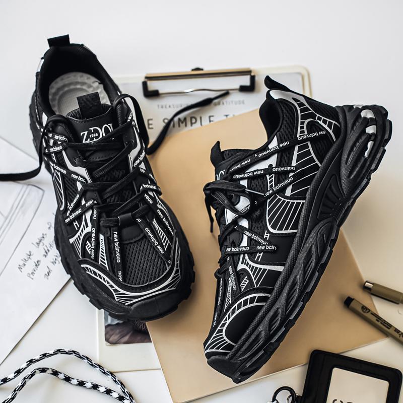 Men 's Casual Four Seasons Fashion Students Comfortable Sneakers Boys Trending Soft Sole Breathable Shoes