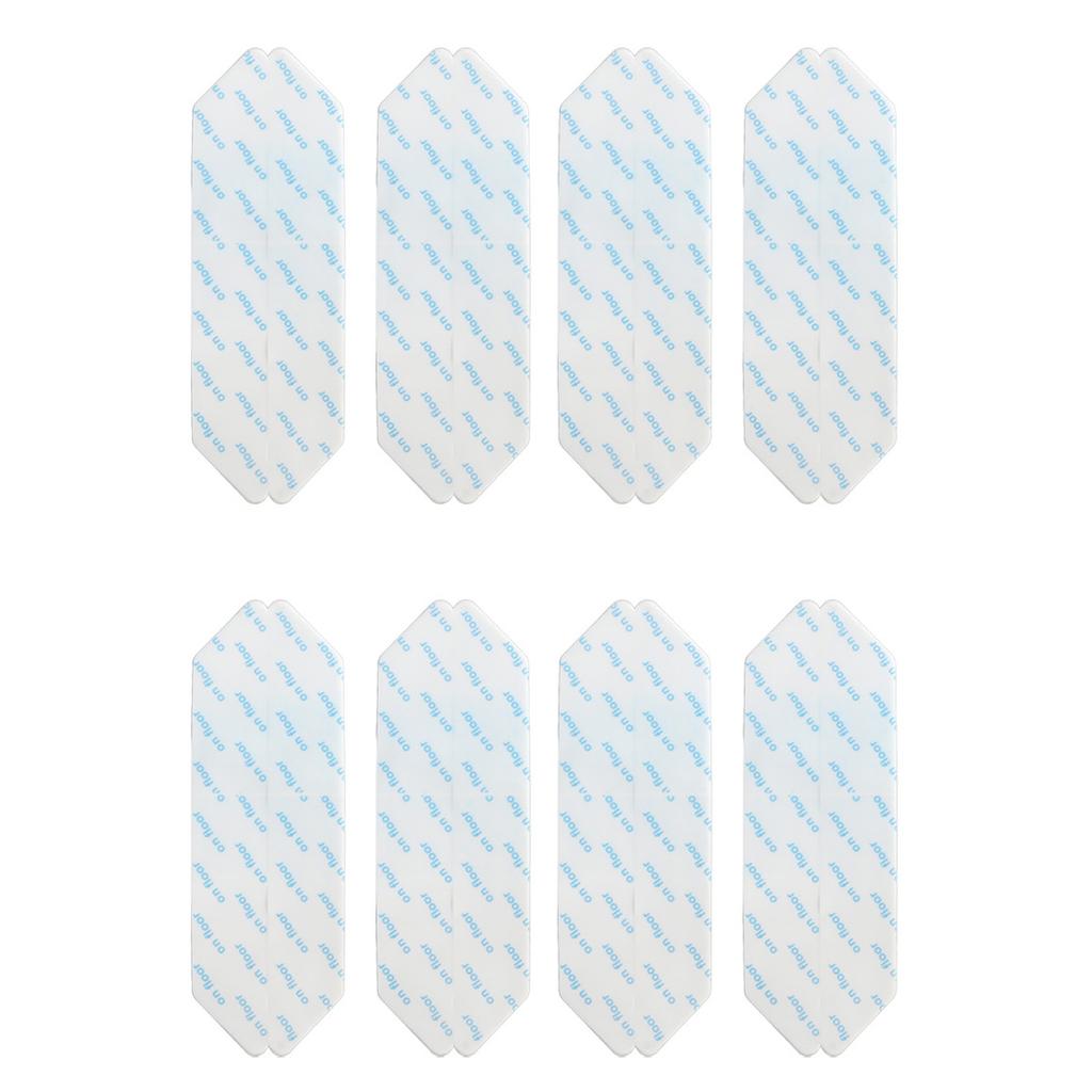 16 Pcs Adhesive Carpet Tape Pad PU Rug Pad   Anti Slip Sticker Rug Corner Tape Pad Grips