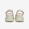 Portfolio Portfolio By ESquire Women S Simple Decorative Two Band Platform SandalS White
