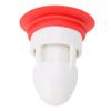 Deodorant Floor Drain Core AntiBlocking Drainage Sewer Strainer for Bathroom Kitchen(White Red )