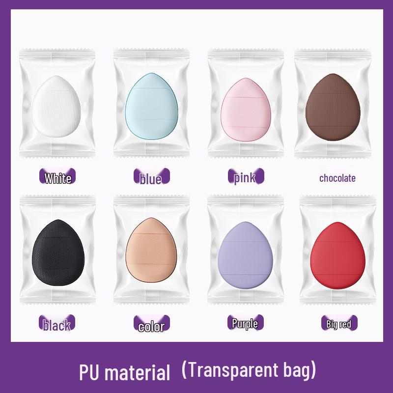 Mini Thumb Liquid Cushion Puff - Finger Foundation Makeup Sponge for Wet & Dry Use with Free Gift