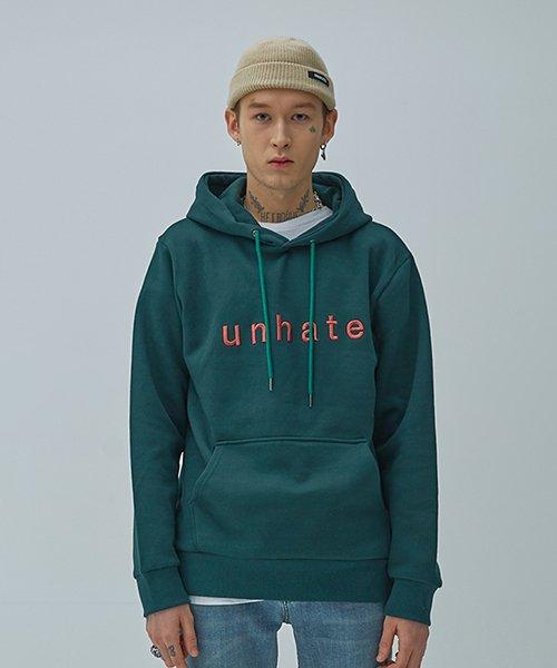 Unhate Logo Hoodie Green Green/M