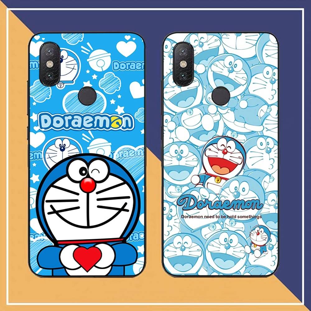 Cartoon Doraemon Phone Case For Redmi Note 4 X 5 A 6 7 8 T 9 9S 10 11 11S 11Epro Poco M3 Pro
