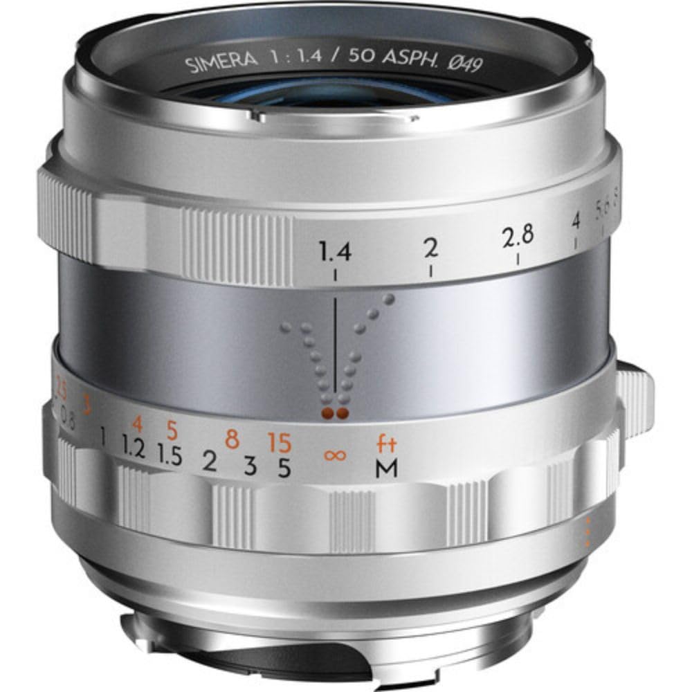 Thypoch Simera 50mm Lens F/1.4 (Leica M, Silver)