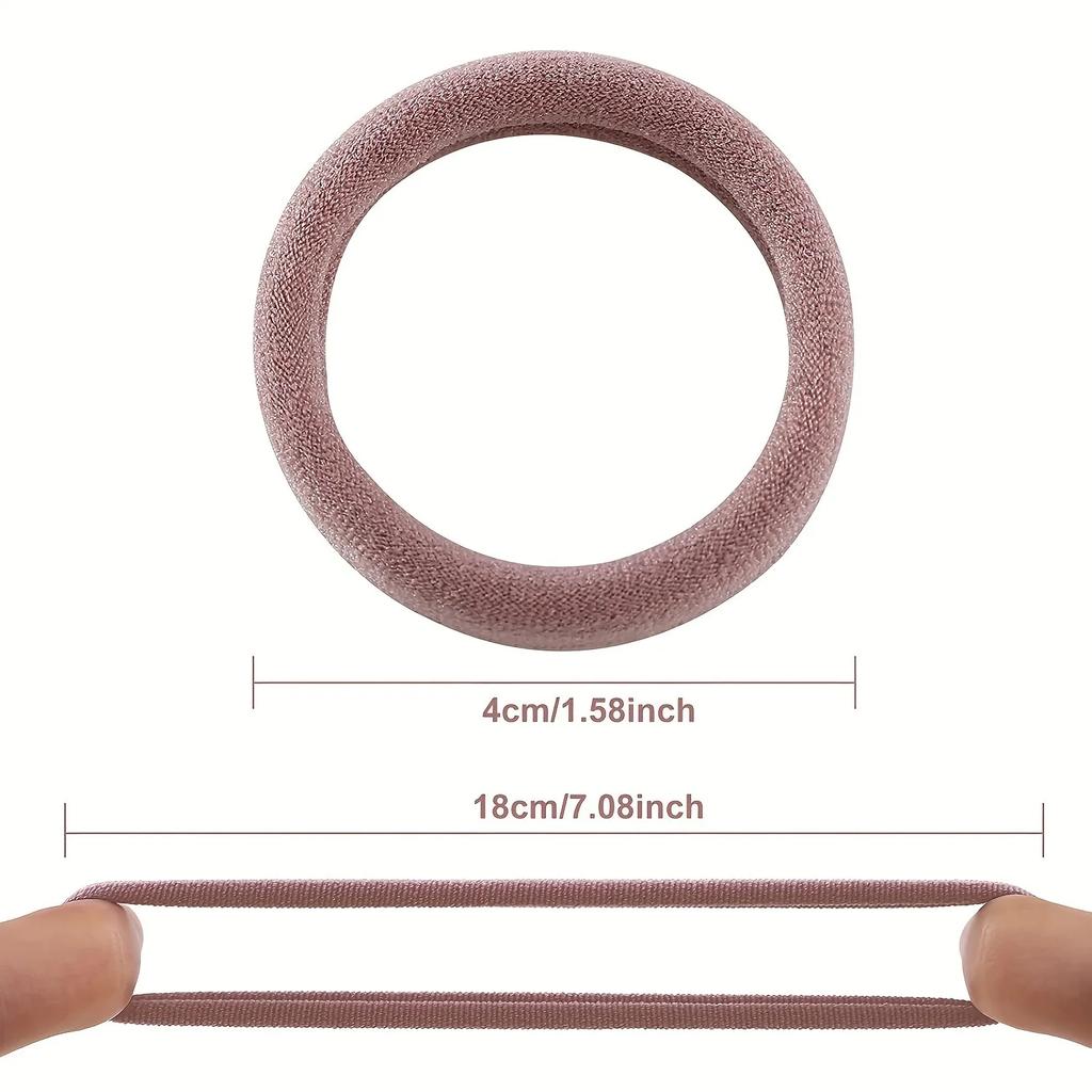 50 STUKS/Set Nieuwe Dames Meisjes Snoepkleuren Nylon Basic Scrunchie Haarband Paardenstaart Houder Haarelastiekjes Mode Haaraccessoires