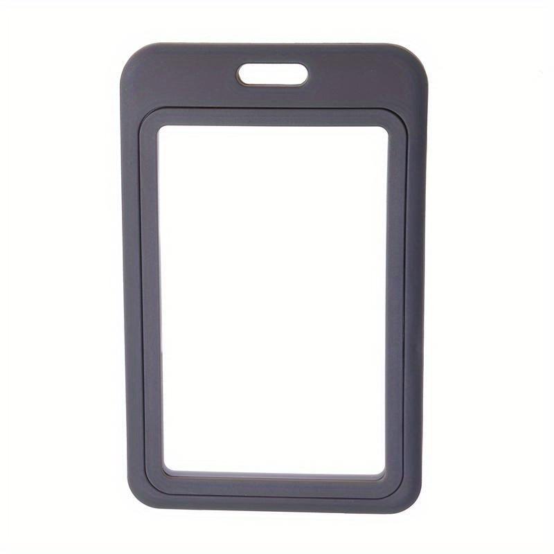 

Прозрачный держатель для бейджа для офисной карты, удостоверение личности сотрудника офиса, прозрачный чехол для пропуска с именем и шнурком серый